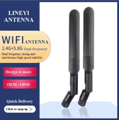 China TNC 5.8G High Gain WiFi Antenna , 2.4 Ghz High Gain Omni Antenna for sale