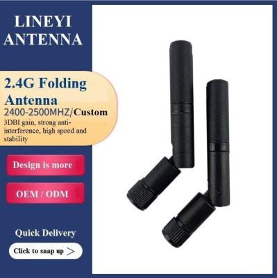 China DC Ground 2.4G 3dbi BNC High Gain WiFi Antenna for sale