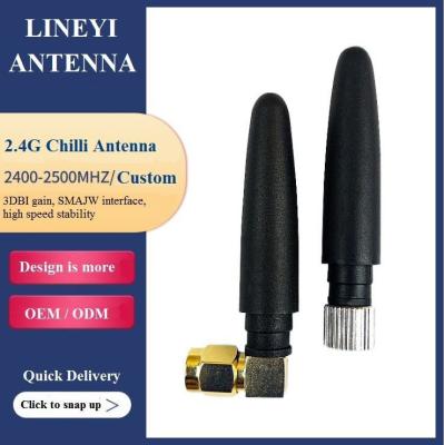 China DC Ground 2400MHz 3dbi High Gain SMA Antenna for sale