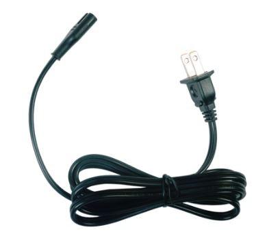 China 2pin enchufe no polar americano 125V con el cable de corriente alterna femenino del extremo del enchufe del dispositivo para la enderezadora del pelo en venta