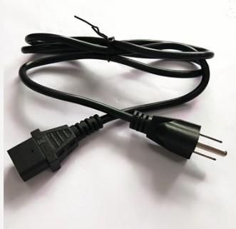 China Professional Manufacturer UL 3 Pin Male To Female AC Extension Power Cable for Computer for sale