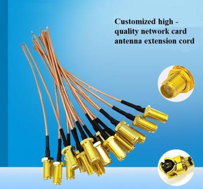 China IPEX Generation SMA Female Head 4G RG178 Coaxial Extension Cable for sale