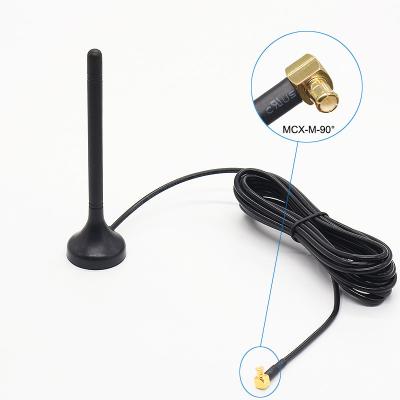 China antena magnética 824 del G/M de la tirada 6dBi - 1710MHz con MCX-M conector de 90 grados en venta