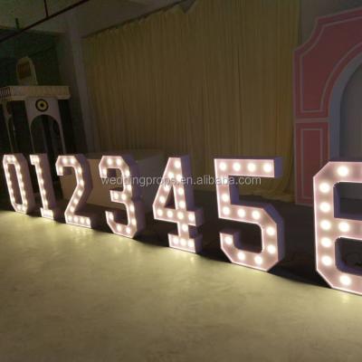 China PARTY/BANQUET/WEDDING Wholesale Led Sheet Light LED Marquee Love Letter Signs Galvanized Alphabet For Wedding Decoration for sale