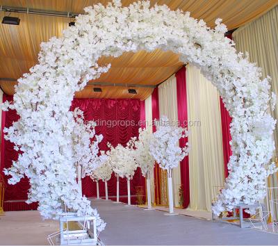 China Wedding Arch Flower Backdrop Wedding Arch Flower With Metal Frame for sale