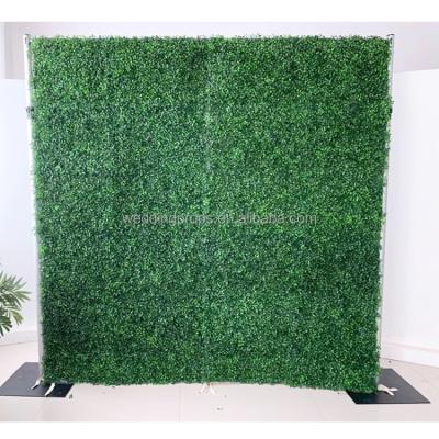 China Artificial Grass Backdrop Baby Shower Wall Panels Artificial Grass Grass Panels Wall Mat Flower Wall Panels Photo Backdrop Photography Wedding for sale