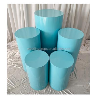 China 5 Part Factory Price Set Metal Round Pedestal Pedestal Pedestals Cylinder Whiteboard for sale