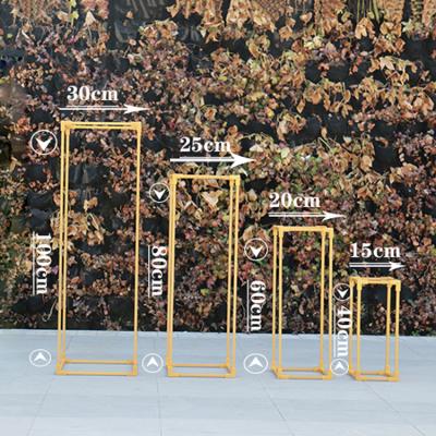 China Europe Wedding Metal Backdrop Artificial Flower Decor For Wedding Decoration for sale