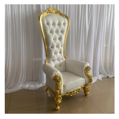 China Quality Fabric (Leather) Wedding Supplies Micro Wedding Decoration King Wedding Throne Chairs for sale