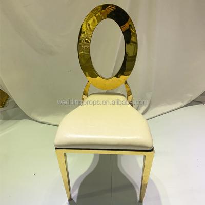 China Modern Wholesale Price Ring Golden Wedding Chairs Exchangeable for sale