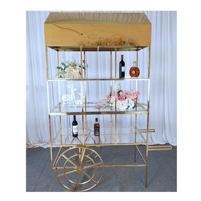 China Wedding events wedding flower decoration candy cart diplsay carts for sale for sale