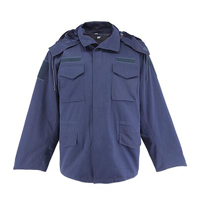 China Breathable KMS Already Made Navy Blue Winter M65 Field Army Tactical Military Uniform Outdoor Waterproof Jacket for sale