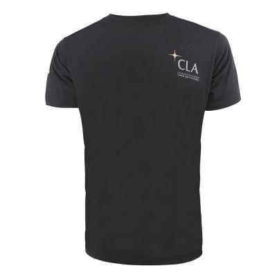 China Fashion QUICK DRY Summer Mens Gym Plain Black Slim T-Shirt for sale