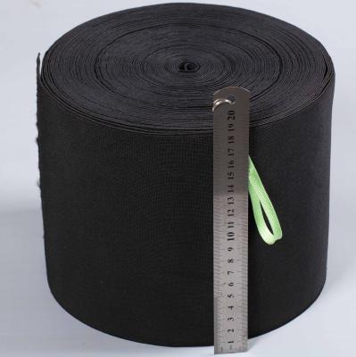 China Sustainable shoes use heavy webbing 100mm wide elastic band with high stretch elastic webbing for sale