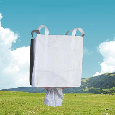 China Wholesale 500kg 750kg pp BigBag Elephant Silage Sandbag Industry Bulk Bag Breathable Large Container FIBC Ton Plastic Bag for sale