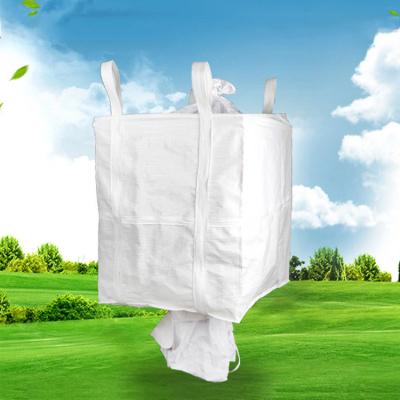 China China 1 ton 1.2ton pp bigbag fibc big bag waterproof breathable jumbo sand bag big ton bag factory made for sale