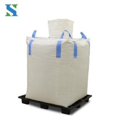 China Factory Wholesale 500kg 1t 1.2Ton Bigbag PP Woven Sack Breathable Jumbo Ton Fibc Bulk Bag for sale