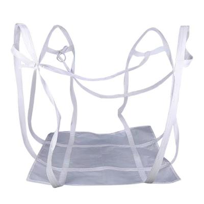 China Breathable Large Pallet Bags Sling Bulk Bag 1 Ton 1.5 Ton Jumbo Size Sling Bag Cement for sale