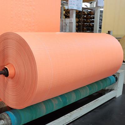 China Jumbo Made Breathable Fibc Bag Use 90-230cm Length Tubular PP Woven Fabric Roll for sale