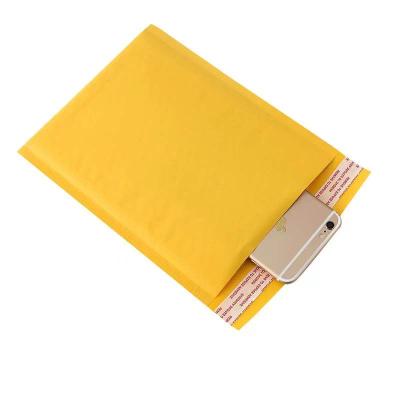 China Eco-friendly Express Delivery Protective Packaging OEM Stock Customize Strong Adhesive Black Yellow Mailer Airbags Packing Tear Proof Bubble Mailing Padded Envelopes for sale