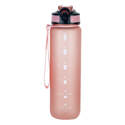 China 1000ml Custom Made Eco-Friendly Water Bottle BPA Free Tritan Fitness Sports Water Bottle for sale