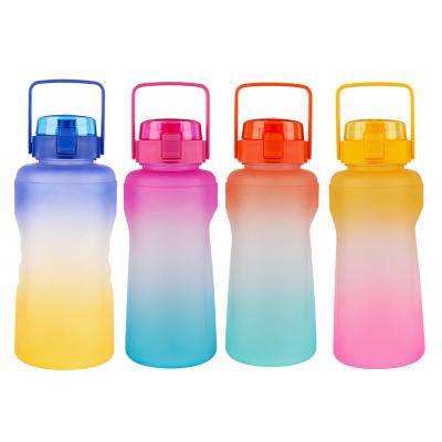 China High Capacity Sustainable Water Bottle Water Bottle Gym Fitness Motivating Water Tumblers for sale