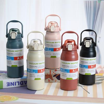 China Sustainable New Product Double Wall Stainless Steel Portable Travel Thermos Camping Bottles for sale