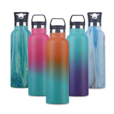 China Durable Outdoor Travel Car Travel Vacuum Tumbler Double Wall Stainless Steel Water Bottle for sale