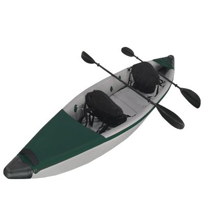 China Double Layer PVC Drop Stitch Kayak 2 Person Inflatable Fishing Kayak PVC Drop Stitch Inflatable Kayak Float for sale