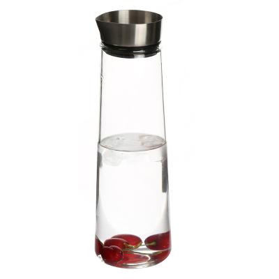 China Viable Wholesale High Quality Cold Water Kettle Borosilicate Glass Jug for sale