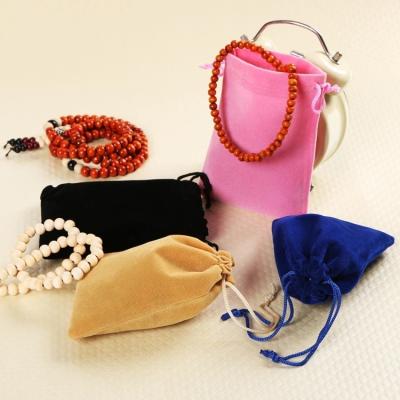 China New Velvet Jewelry Package Wholesale Cheap Small Jewelry Storage Drawstring Bag for sale