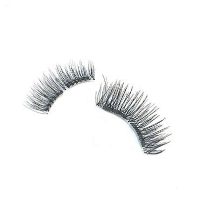 China Natural Soft Eyelash Private Label Non Stick Magnetic Eyelashes Without Eyeliner 2021 for sale