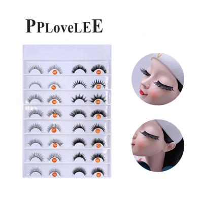 China Light Weight 18mm Thick Thick Full Strip Handmade Women's False Eyelashes for sale