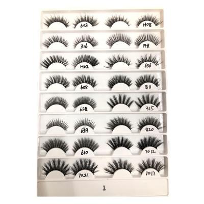 China Factory Fiber Light Weight Top Quality Faux Mink Silk Lashes Custom Box 20mm for sale