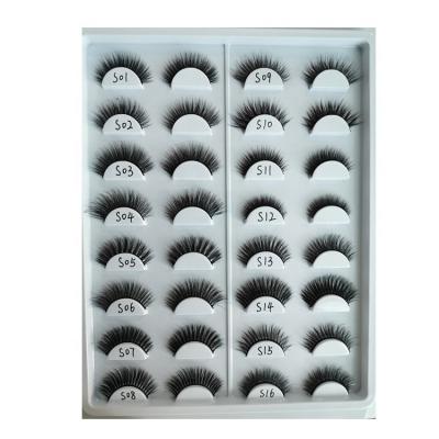 China 16mm 22mm 18mm 20mm Lightweight False 3D Mink False Lashes Synthetic Eyelashes for sale