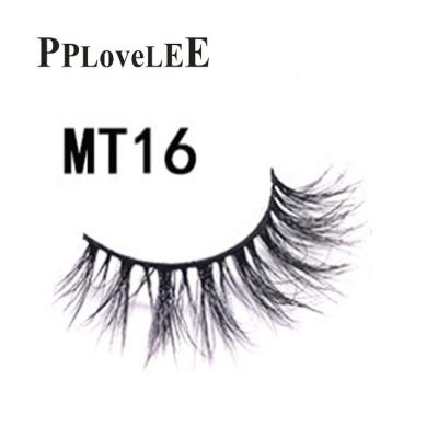 China Wholesale Dramatic Natural Soft Eyelash Mink 18mm Real Short Hair Lashes for sale