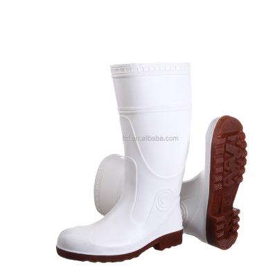 China PVC waterproof white boots for industry JX-982 for sale