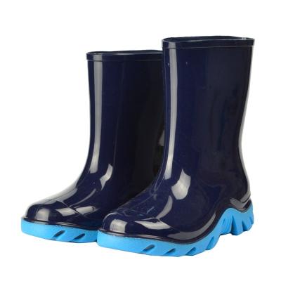 China Fashion Trend High Elastic Plastic Rain Boots For Kids for sale