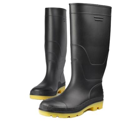 China Waterproof PVC Waterproof Cultivating Rain Boots Working Cheap Basic Rain Boots for sale