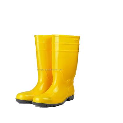 China Steel Toe Factory direct sales 2021 popular styles fishing cycling winter safety rubber boots for sale