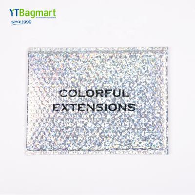 China Custom YTBagmart 15X20 Self Seal Holographic Shockproof Plastic Mailing Bags Padded Bubble Mailers Envelopes Shipping Bags for sale