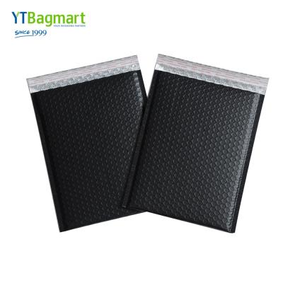 China YTBagmart Factory Mailing Black Foil Shockproof Aluminum Bubble Mailer Bag Custom Metallic Bubble Mailer Bag Poly Bag for sale