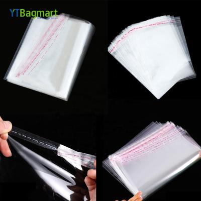 China YTBagmart Custom Printing Clear Cellophane Moisture Proof Self Adhesive OPP BOPP CPP Clothes Food Packaging Bag for sale