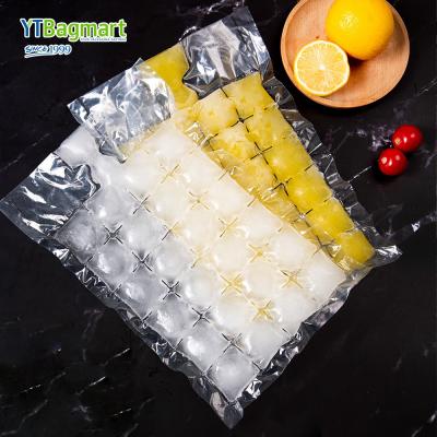 China YTBagmart Disposable Packing Cubes Food Grade Milk Tray Pe Polybag Hand Sealing 24 Cube Disposable Plastic Ice Cube Bags for sale