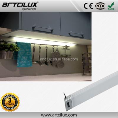 China Surface Mounted Under Cabinet Led Sideboard Light Warm White 12v Counter Led Strip Lighting for sale