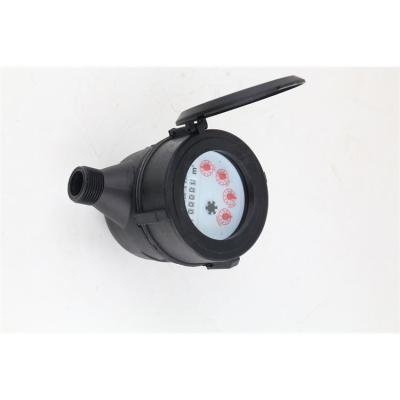 China Magnet Interference Competitive Price Good Quality Competitive Price Good Quality External Compound Plastic Mechanical Water Meter Mini Flow Itron Meters Multi-Nozzle for sale