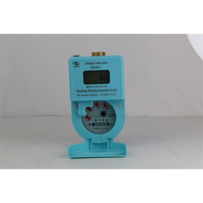 China Tuya High Grade Smart Card Fittings DN15-25 Pure Copper IC Prepaid Water Meter for sale