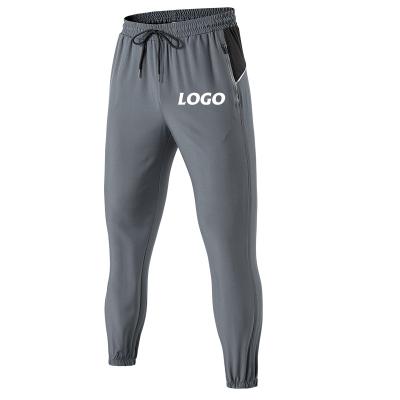 China Custom Anti-Wrinkle Mens Pants Sports Plain Running Jogging Pants Elasticity Legging Gym Pants for sale