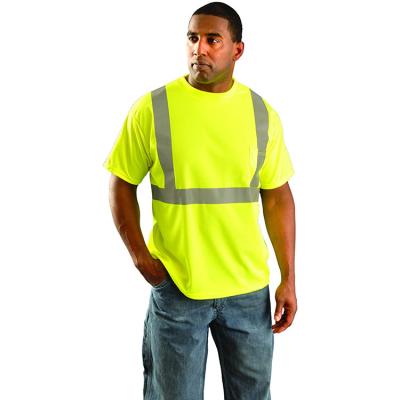 China Factory Custom Hi-strength Anti-wrinkle Long Sleeve Construction Workwear Safety Reflective T-shirt for sale