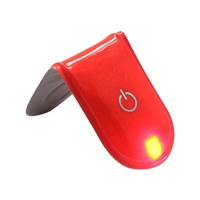 China Compact High Quality Colorful Outdoor Sports Running LED Safety Light Flexible Reflective Magnetic Clip for sale